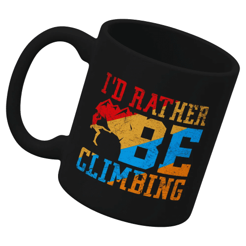 Climbing I'd Rather Be Climbing 11oz Mug