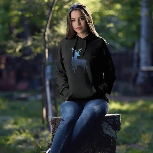 Deer Color 2 Women Hoodie