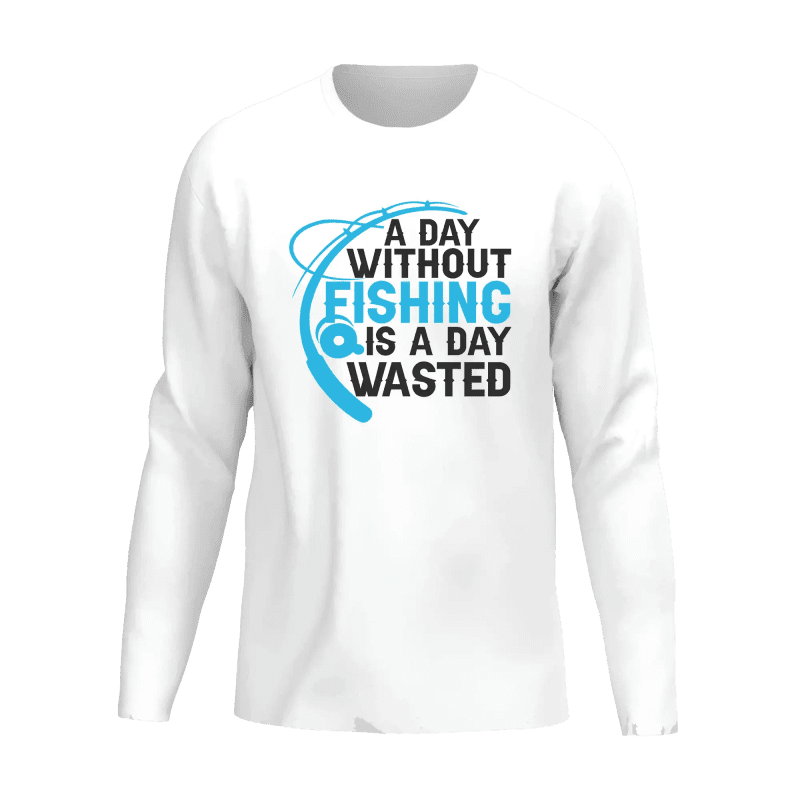 A Day Without Fishing Men Long Sleeve Shirt