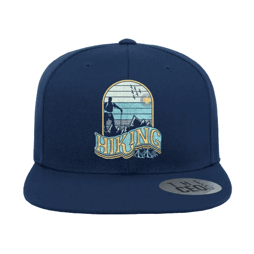 Adventure Is Calling Embroidered Flat Bill Cap