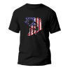 American Flag Fish Come Man T-Shirt