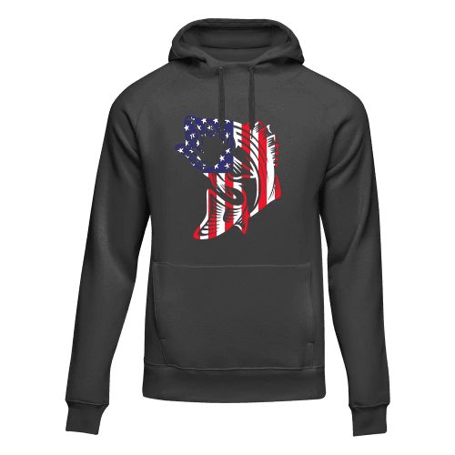 American Flag Fish Unisex Hoodie