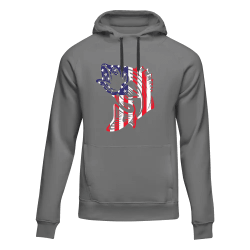 American Flag Fish Unisex Hoodie