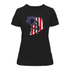 American Flag Fish T-Shirt for Women