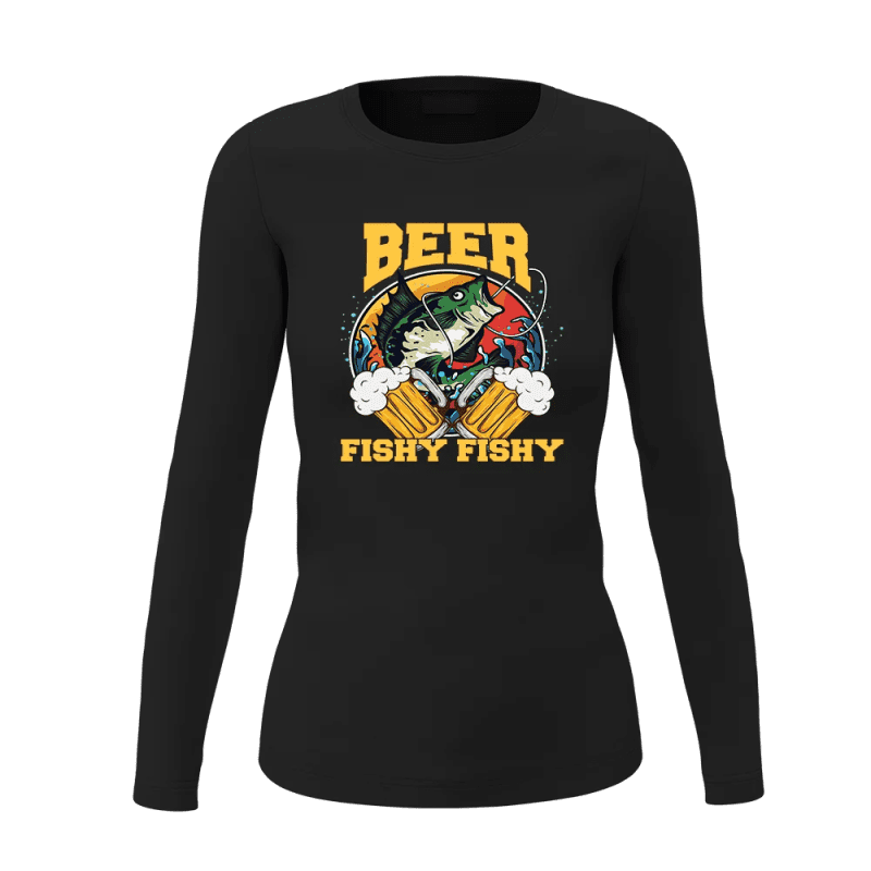 Beer Fishy Fishy 2 Women Long Sleeve Shirt