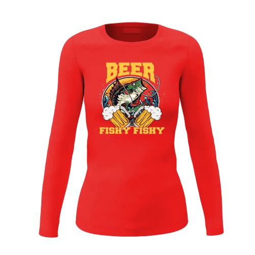 Beer Fishy Fishy 2 Women Long Sleeve Shirt