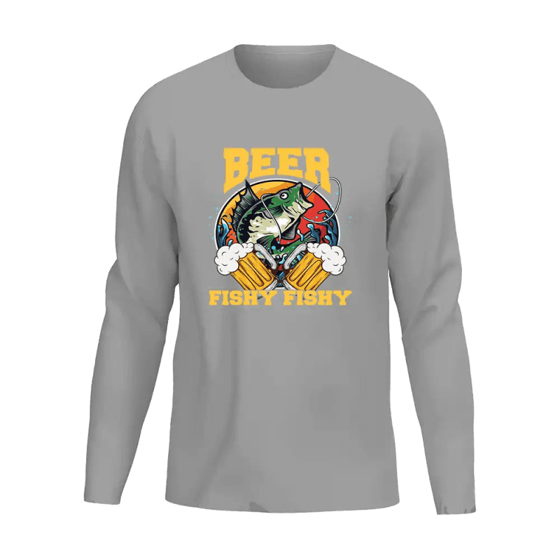 Beer Fishy Fishy 2 Men Long Sleeve Shirt