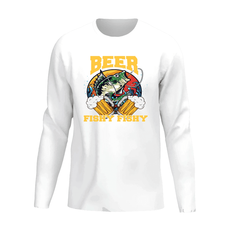 Beer Fishy Fishy 2 Men Long Sleeve Shirt