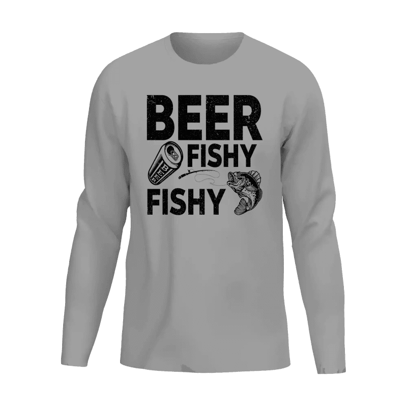 Beer Fishy Fishy Men Long Sleeve Shirt