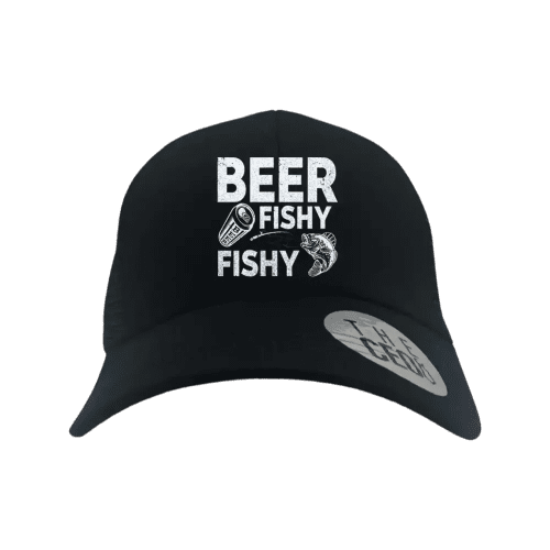 Beer Fishy Fishy Embroidered Trucker Hat