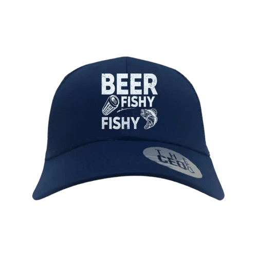 Beer Fishy Fishy Embroidered Trucker Hat