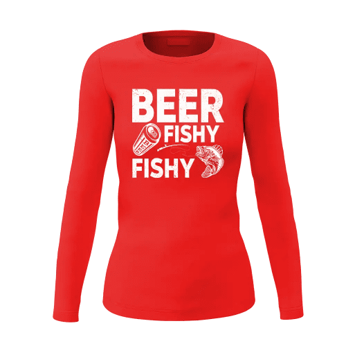 Beer Fishy Fishy Women Long Sleeve Shirt