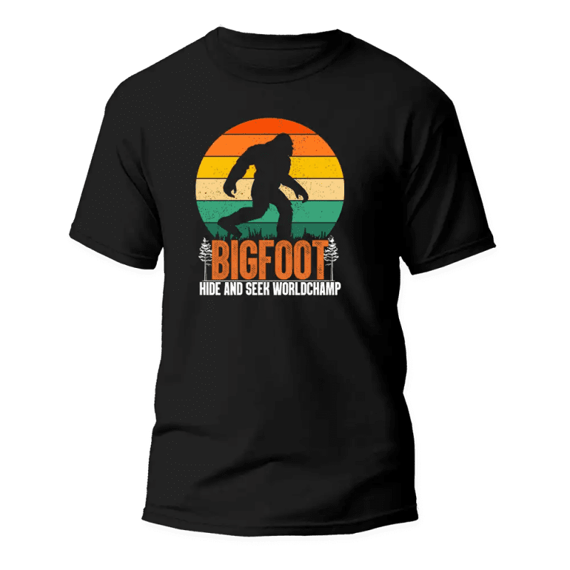 Bigfoot Hide And Seek Man T-Shirt