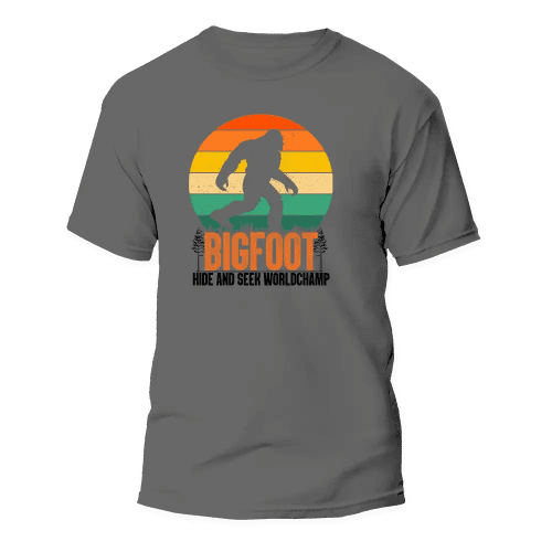 Bigfoot Hide And Seek Man T-Shirt