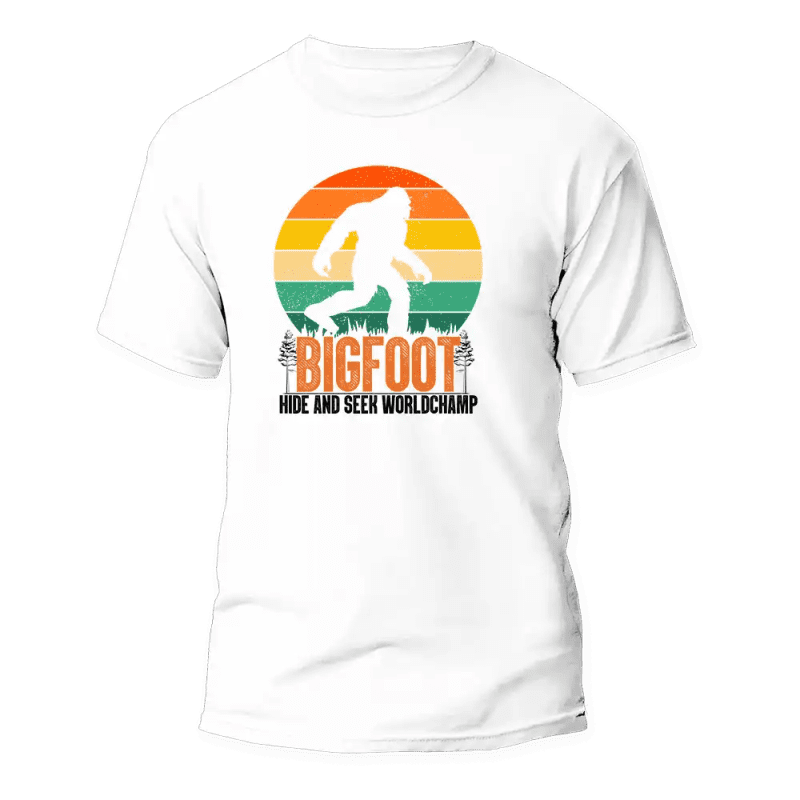 Bigfoot Hide And Seek Man T-Shirt