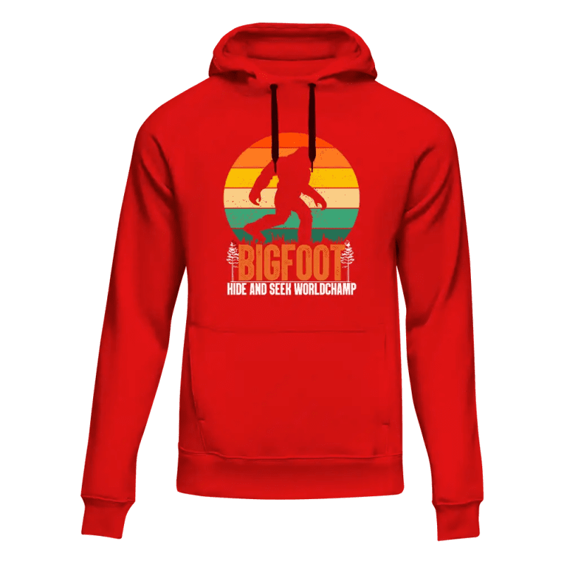 Bigfoot Hide And Seek Unisex Hoodie