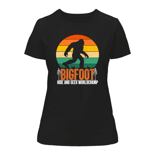 Bigfoot Hide And Seek T-Shirt for Women