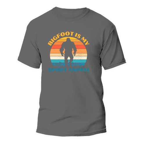 Bigfoot Is My Spirit Animal Man T-Shirt