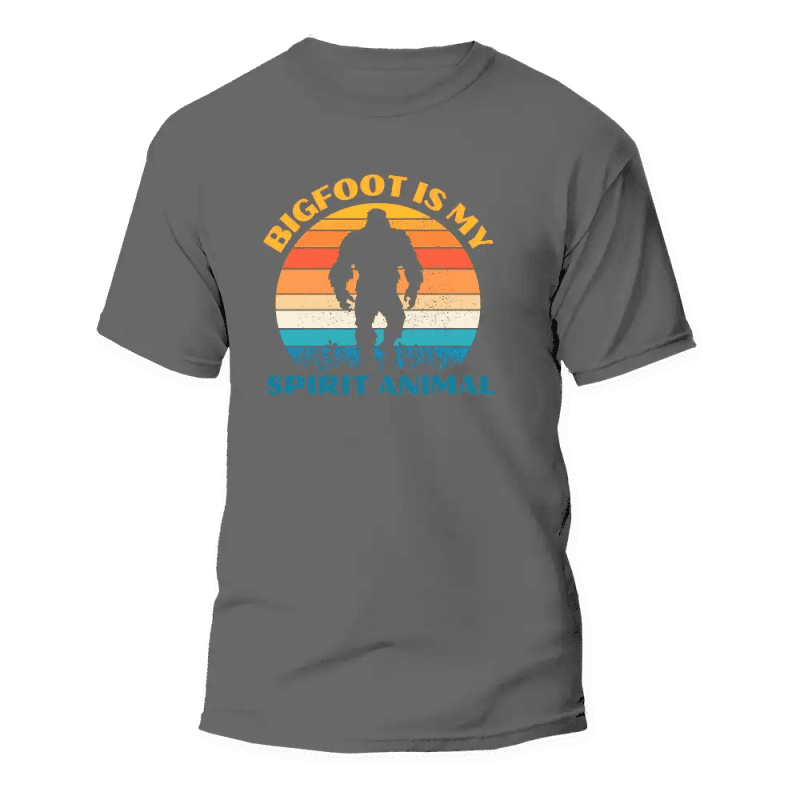 Bigfoot Is My Spirit Animal Man T-Shirt