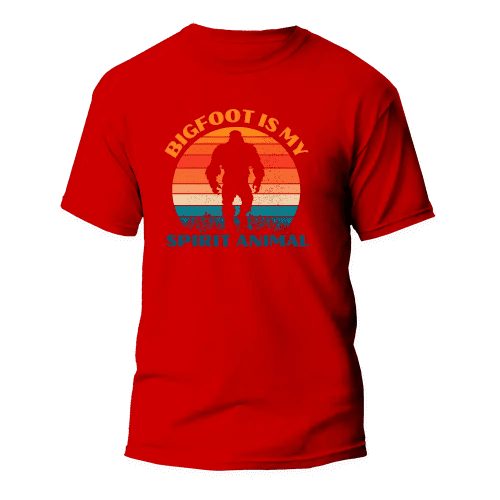 Bigfoot Is My Spirit Animal Man T-Shirt