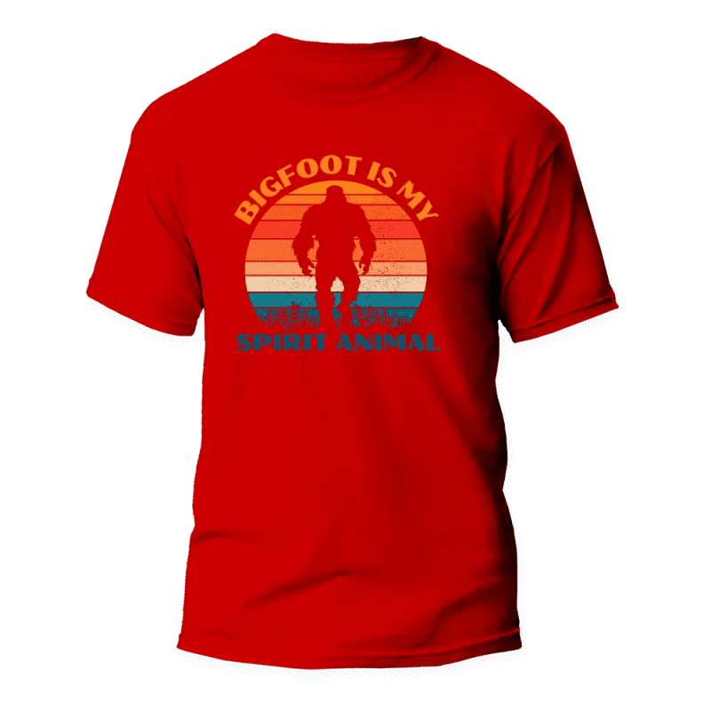 Bigfoot Is My Spirit Animal Man T-Shirt