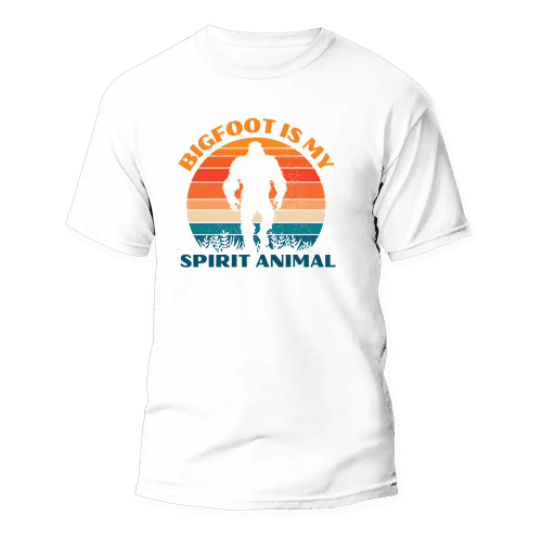 Bigfoot Is My Spirit Animal Man T-Shirt