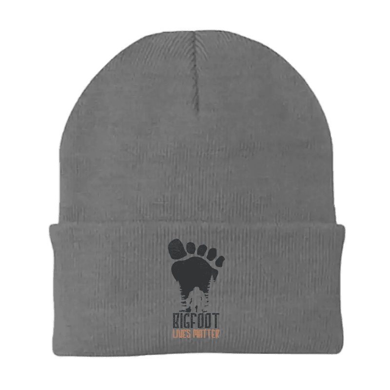 Bigfoot Lives Matter Embroidered Beanie