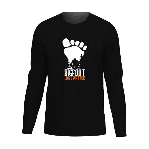 Bigfoot Lives Matter Men Long Sleeve Shirt