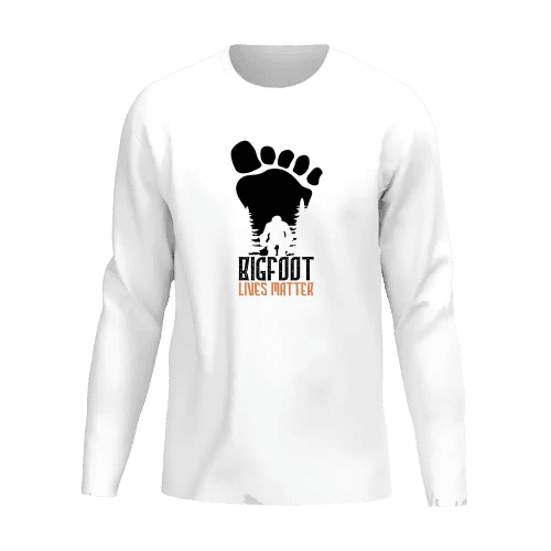 Bigfoot Lives Matter Men Long Sleeve Shirt