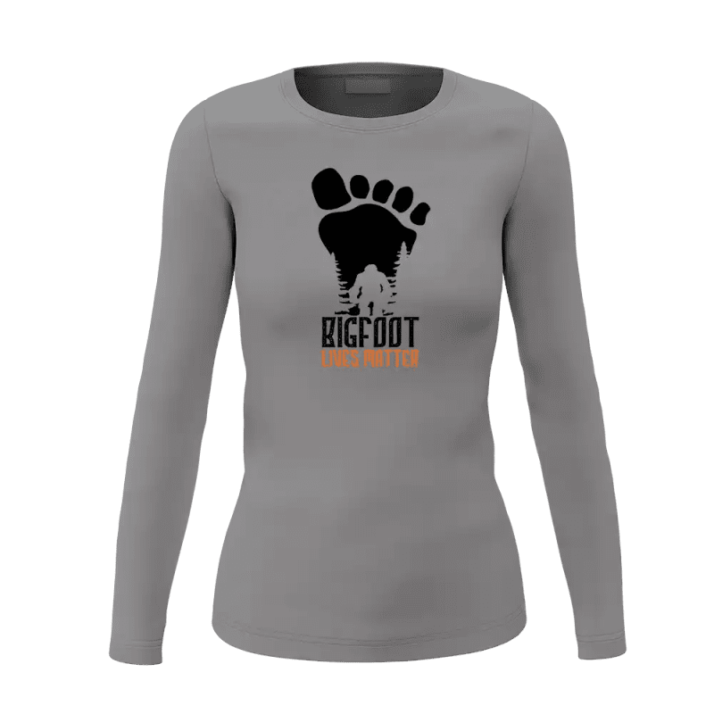 Bigfoot Lives Matter Women Long Sleeve Shirt