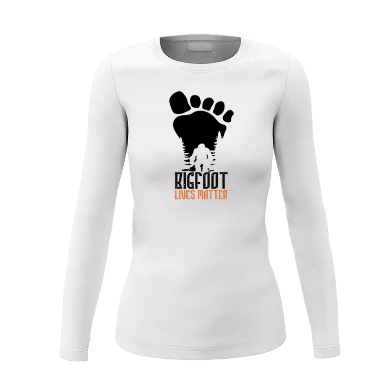 Bigfoot Lives Matter Women Long Sleeve Shirt