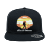 Born To Wander Embroidered Flat Bill Cap