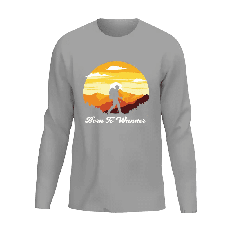 Born To Wander Men Long Sleeve Shirt