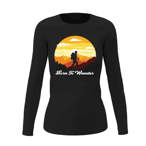 Born To Wander Women Long Sleeve Shirt