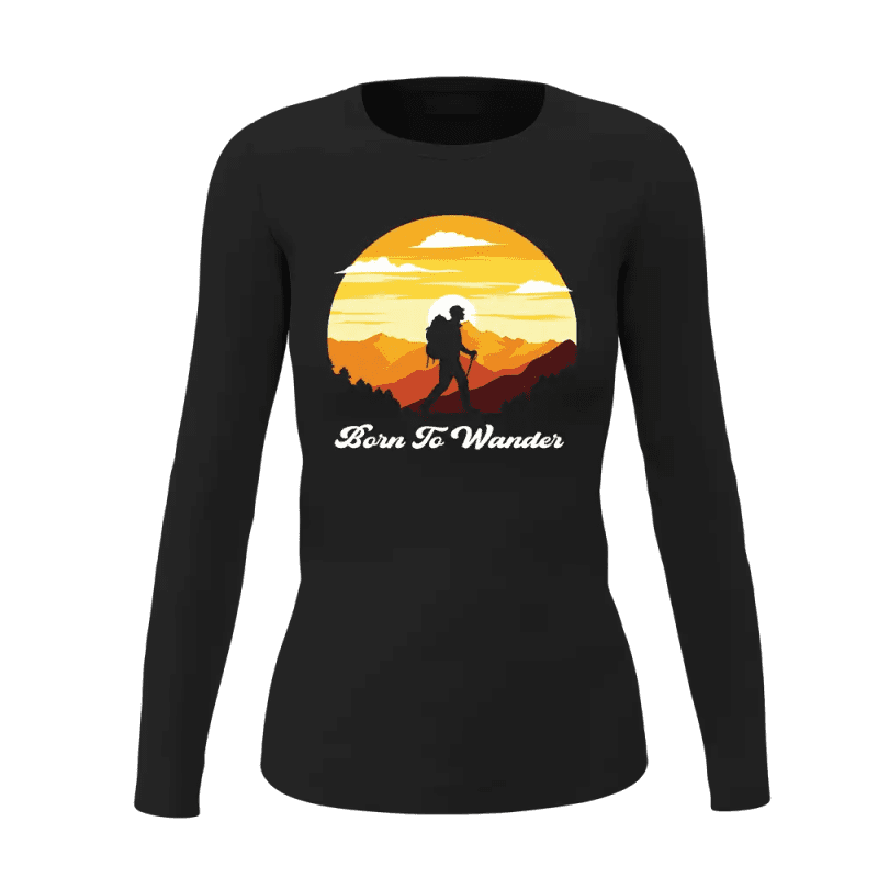 Born To Wander Women Long Sleeve Shirt