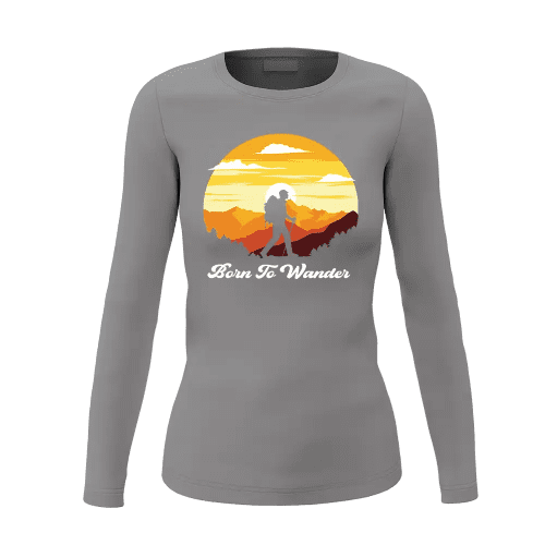 Born To Wander Women Long Sleeve Shirt