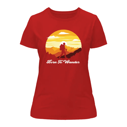 Born To Wander T-Shirt for Women