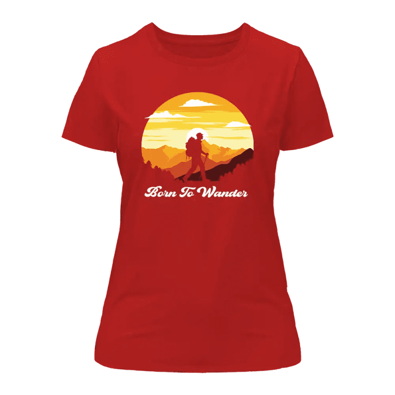 Born To Wander T-Shirt for Women