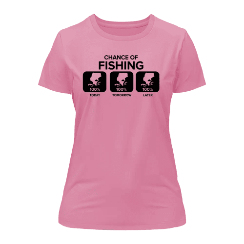 Chance of Fishing T-Shirt for Women