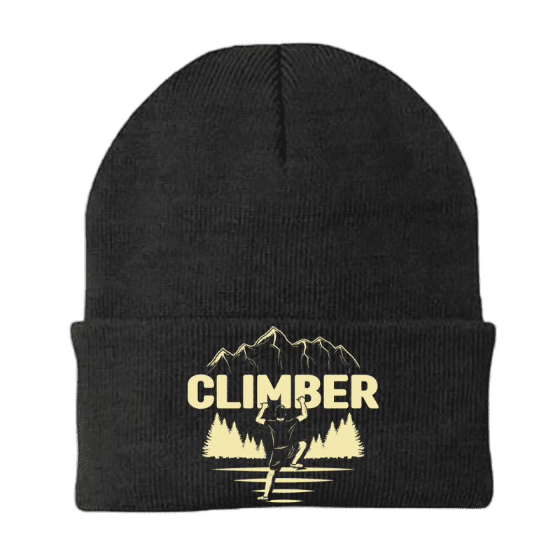 Climber Embroidered Beanie