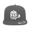 Climbing Dad Embroidered Flat Bill Cap