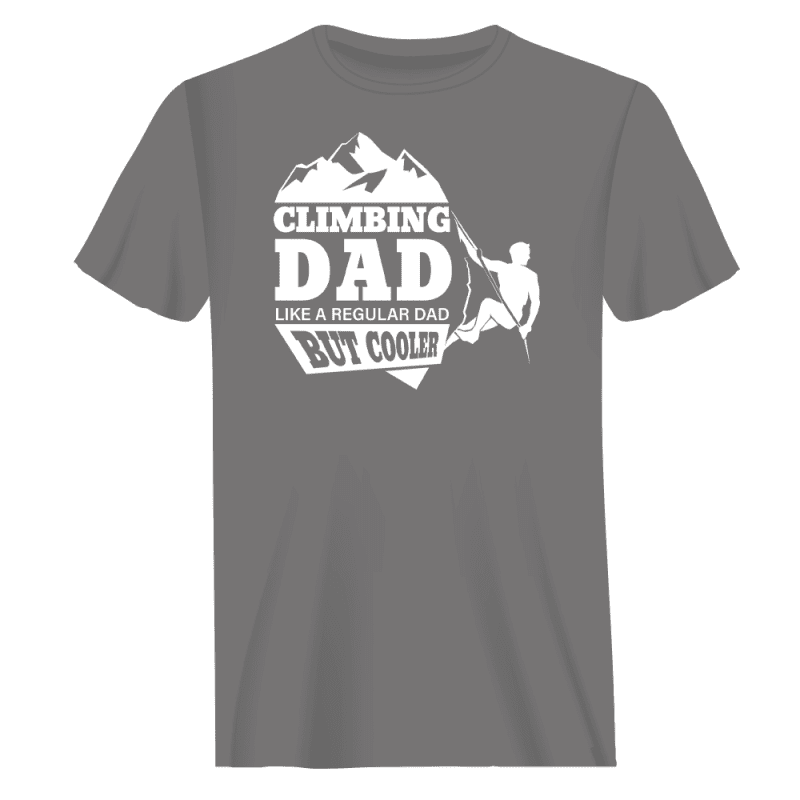 Climbing Dad Man T-Shirt