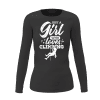 Climbing Just A Girl Who Loves Climbing Women Long Sleeve Shirt