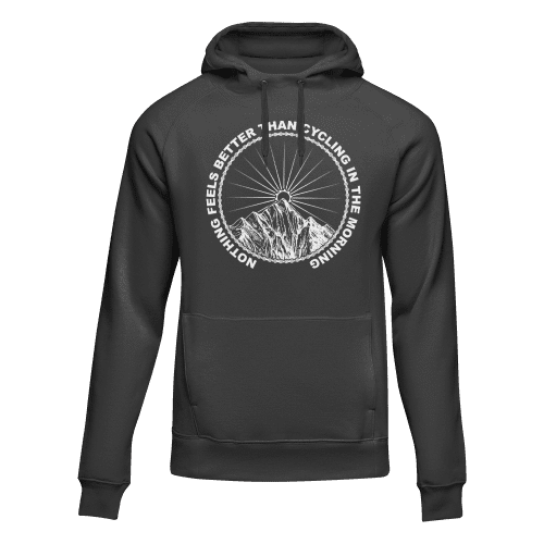 Cycling In The Morning Unisex Hoodie