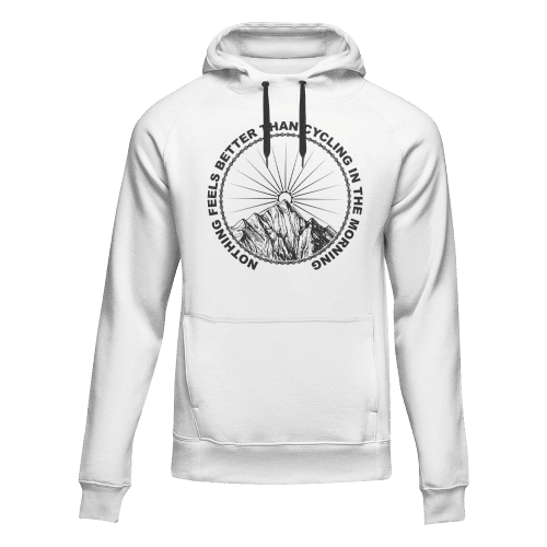 Cycling In The Morning Unisex Hoodie