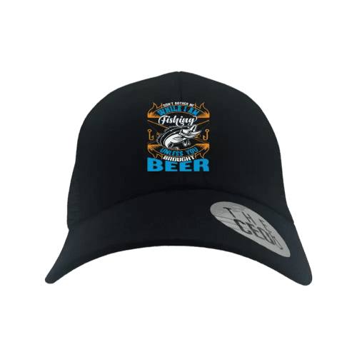 Don't Bother Me While I'm Fishing Embroidered Trucker Hat