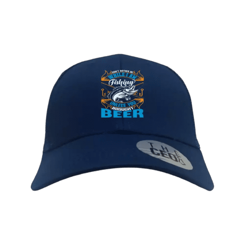 Don't Bother Me While I'm Fishing Embroidered Trucker Hat