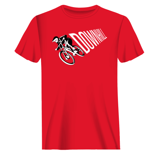 Downhill Cycling Man T-Shirt