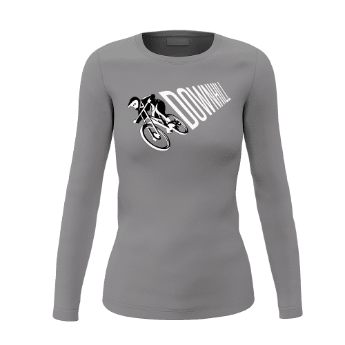 Downhill Cycling Women Long Sleeve Shirt