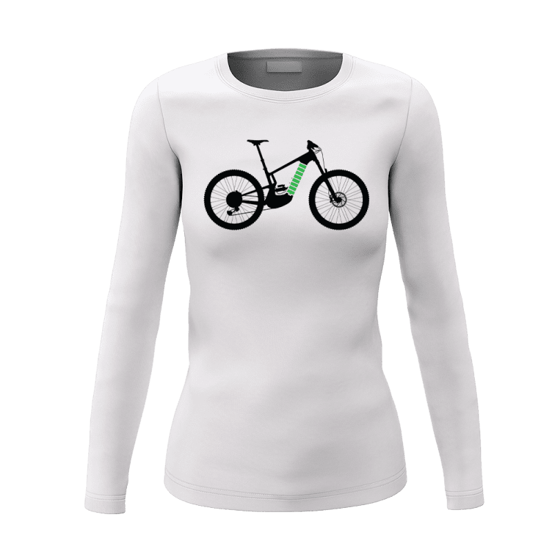 E Bike Women Long Sleeve Shirt